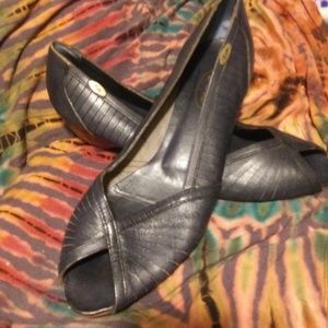 Bass Antique Perfect Condition Navy Leather